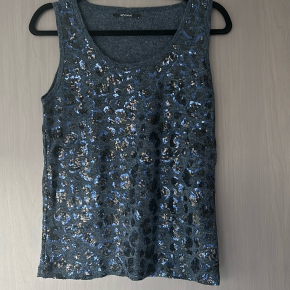 Kookai sequin top in french size 1 - Picture 1 of 6